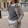 Manteau de lin épais