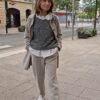 Pantalon lin épais