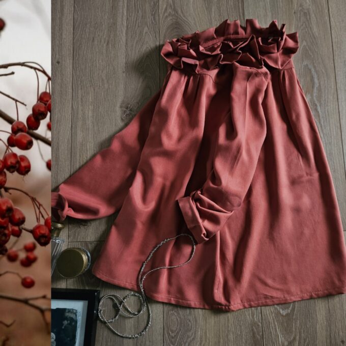 Blouse terre de sienne