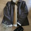 Veste laine café
