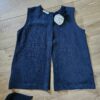 Blouse sans manches marine