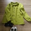 Veste lin vert anis