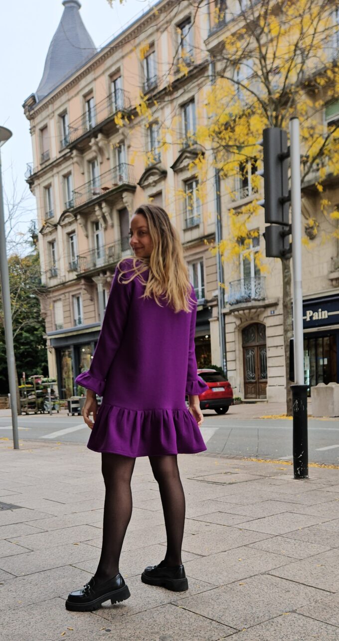 Robe Mathilde violet