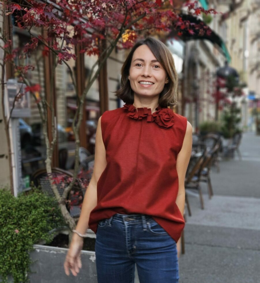 Pull laine col cocotte