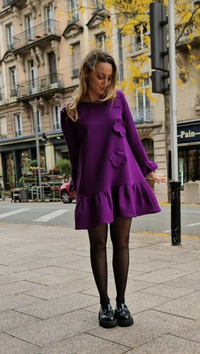 Robe Mathilde violet